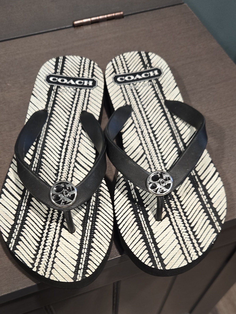 Coach Flip Flops